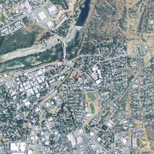 Aerial/Satellite Image of The Church of Jesus Christ of Latter Day Saints, CA