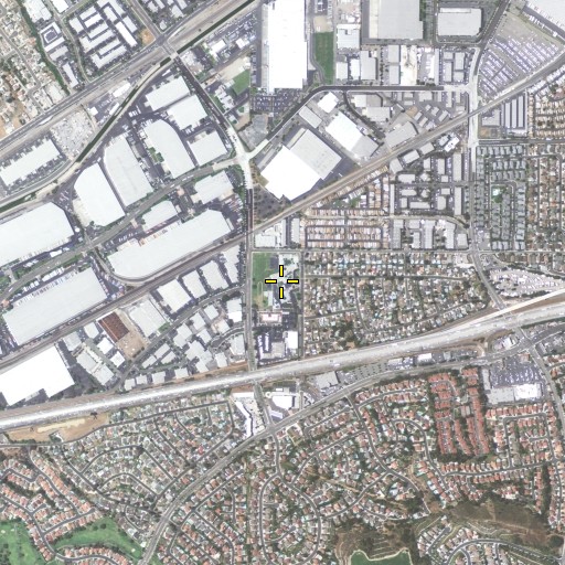 Aerial/Satellite Image of Walnut Elementary School, CA