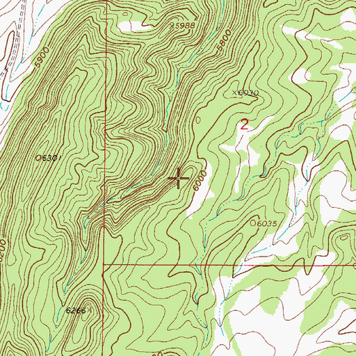 Topographic Map of Golden Quality Number Five Mine, CO