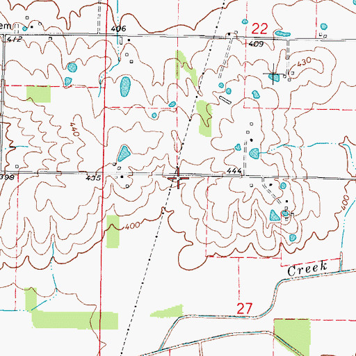 Topographic Map of Judge School (historical), IL
