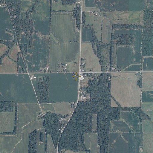 Aerial/Satellite Image of Little Prairie School (historical), IL