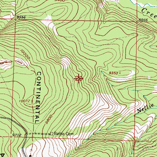 Topographic Map of Mohawk Prospect One, WY