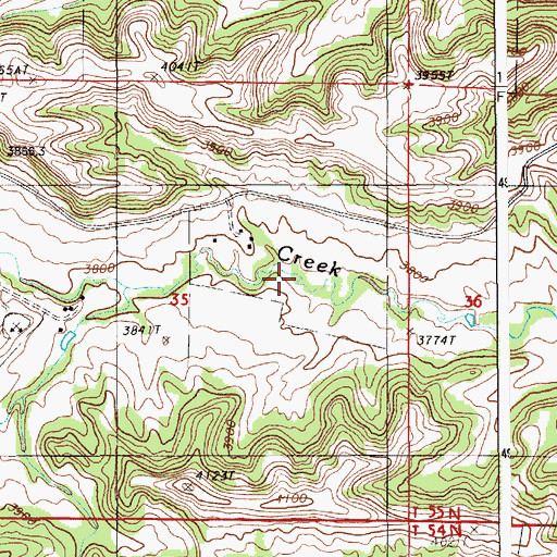 Topographic Map of J.C. Vieragutz Property Mine, WY