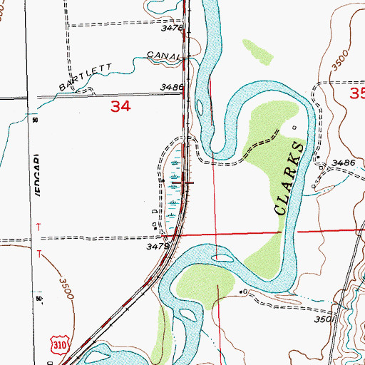 Topographic Map of Heiser (historical), MT