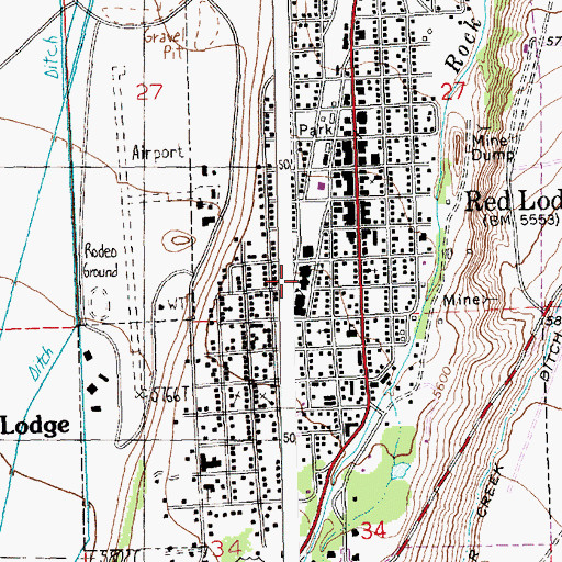 Topographic Map of Field School (historical), MT