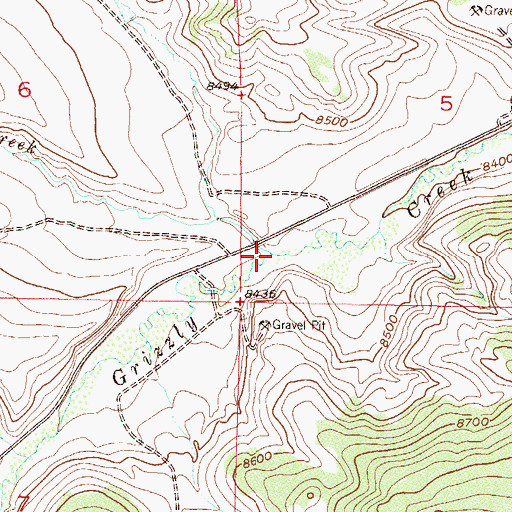 Topographic Map of Wilset Creek, CO