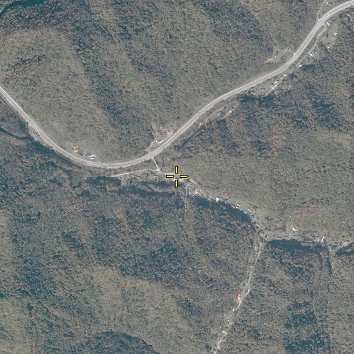 Aerial/Satellite Image of Myrtle Elementary School (historical), WV