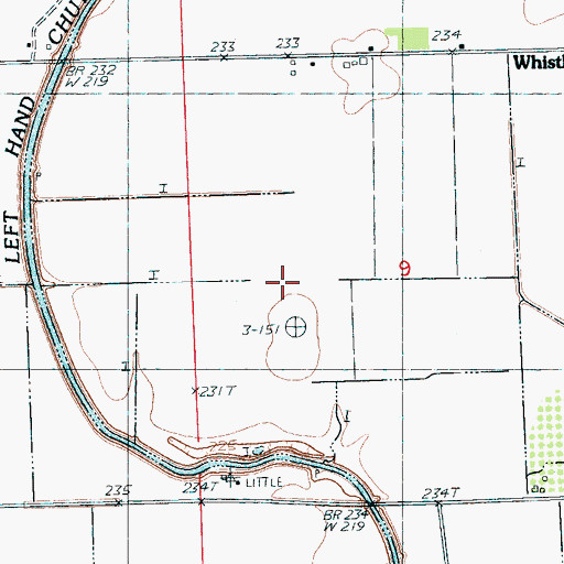 Topographic Map of Brinkley School (historical), AR