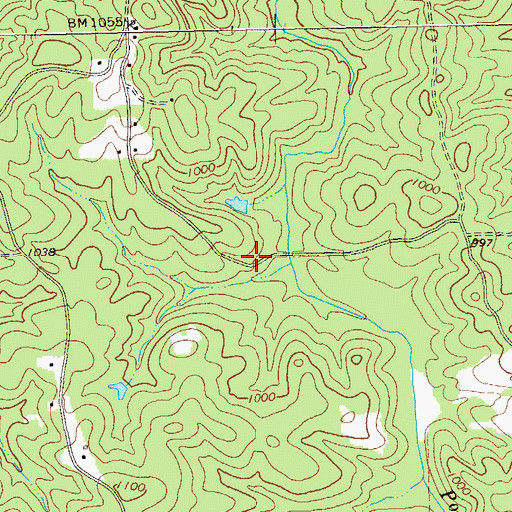 Topographic Map of Etta (historical), GA