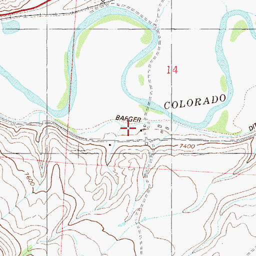 Topographic Map of Orr Ranch, CO