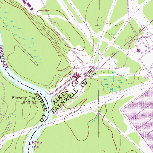 Topographic Map of Pump House Number 3, SC