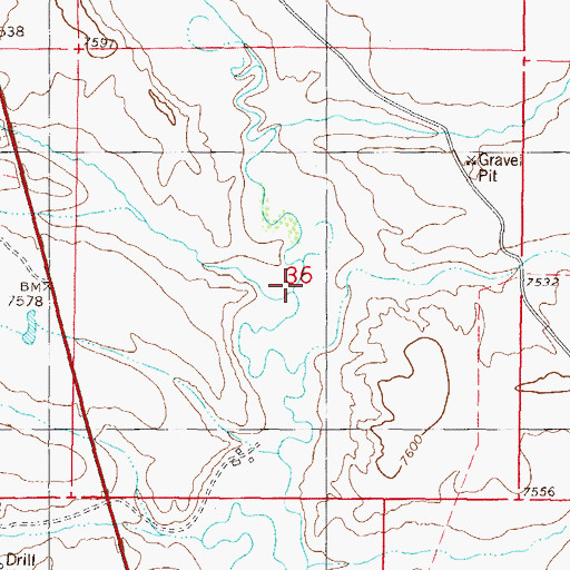 Topographic Map of Pinto Creek, CO