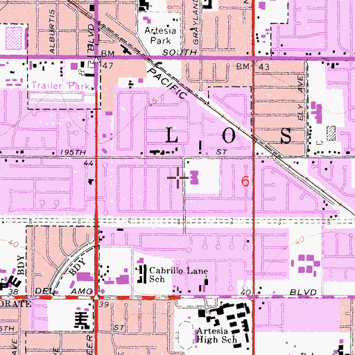 Topographic Map of Nixon Academy of Multimedia Arts Production, CA