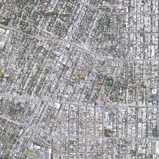 Aerial/Satellite Image of Country Club Park, CA