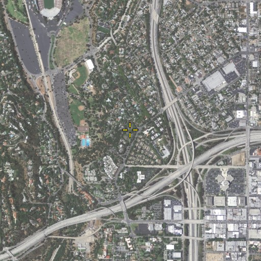 Aerial/Satellite Image of Pacific Oaks College, CA