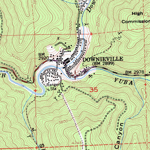 Topographic Map of Jersey Flat, CA
