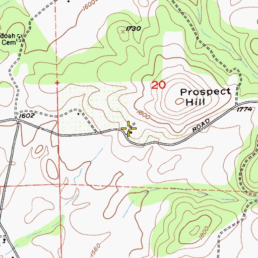 Topographic Map of Amador Foothill Winery, CA