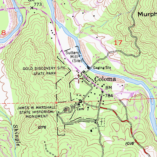 Topographic Map of Kane House, CA