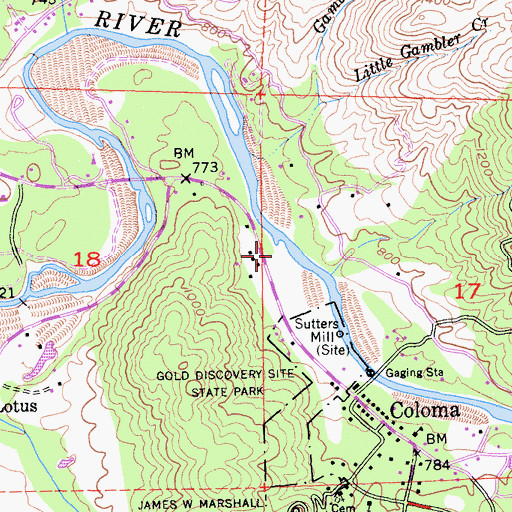 Topographic Map of North Beach Picnic Area, CA