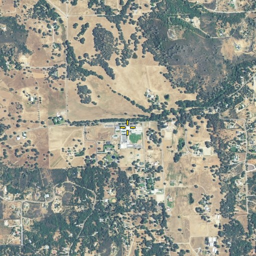 Aerial/Satellite Image of Rescue Elementary School, CA