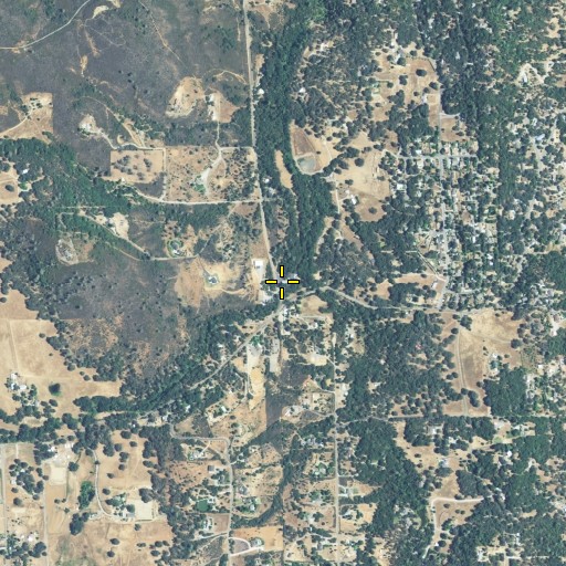 Aerial/Satellite Image of Rescue Post Office, CA