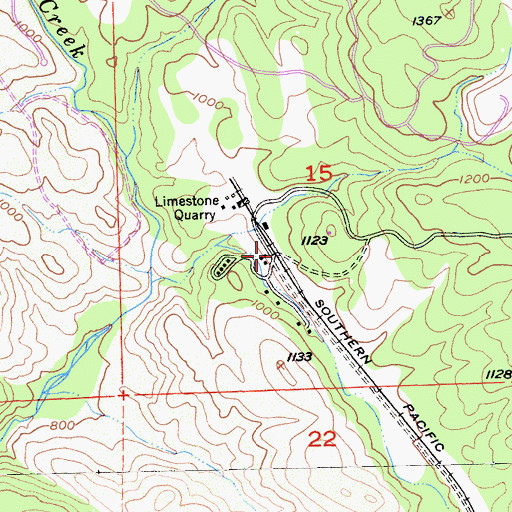 Topographic Map of Sprekelsville, CA