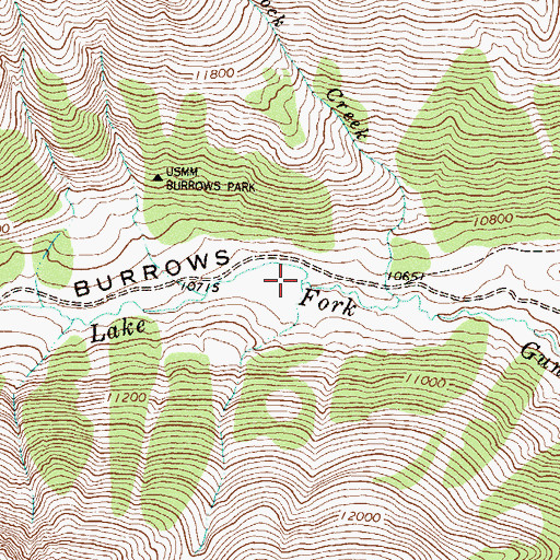 Topographic Map of Seward County Mine, CO