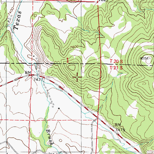 Topographic Map of Hillside Mine, CO