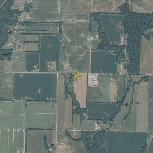 Aerial/Satellite Image of East Union School (historical), IL