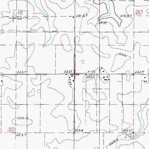 Topographic Map of Murphy Station (historical), IL