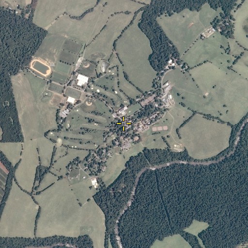 Aerial/Satellite Image of Woodberry Forest Plantation (historical), VA