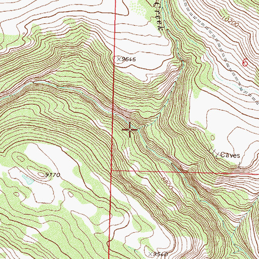 Topographic Map of Lower Short Creek, CO