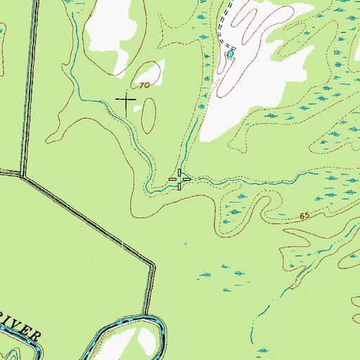 Topographic Map of Big Branch, VA