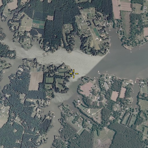 Aerial/Satellite Image of Cedar Lane Landing, VA