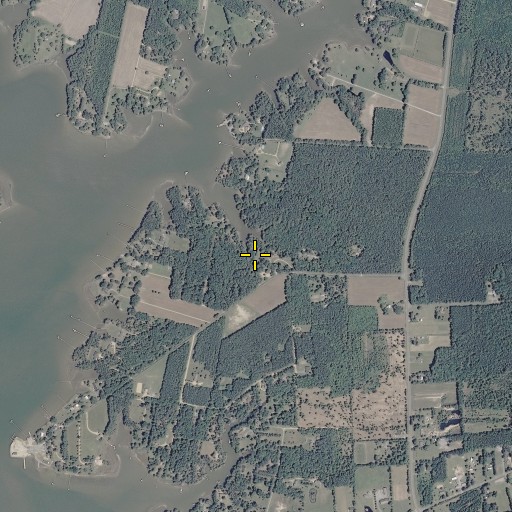 Aerial/Satellite Image of Christ Church Cemetery, VA