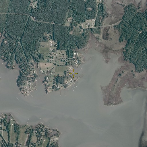 Aerial/Satellite Image of Horn Harbor Landing, VA
