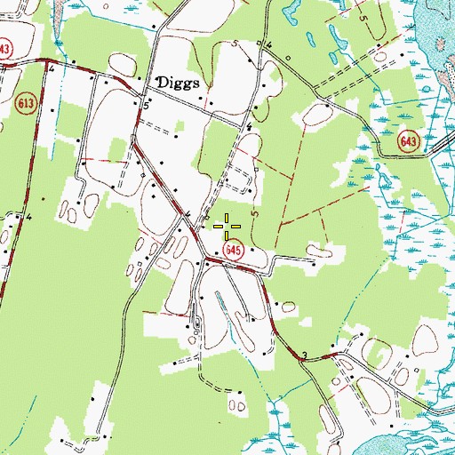 Topographic Map of Owens - Parker Cemetery, VA