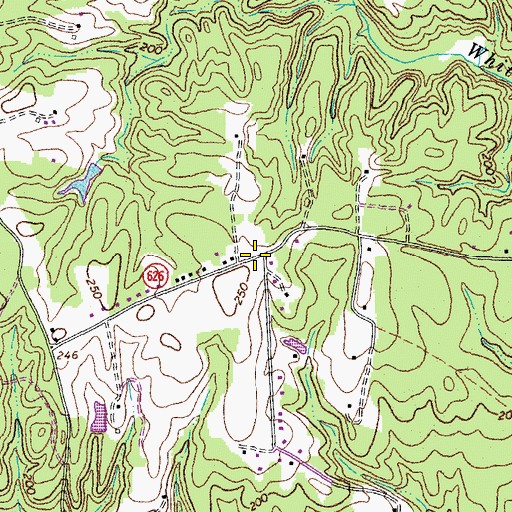 Topographic Map of Sunshine School (historical), VA