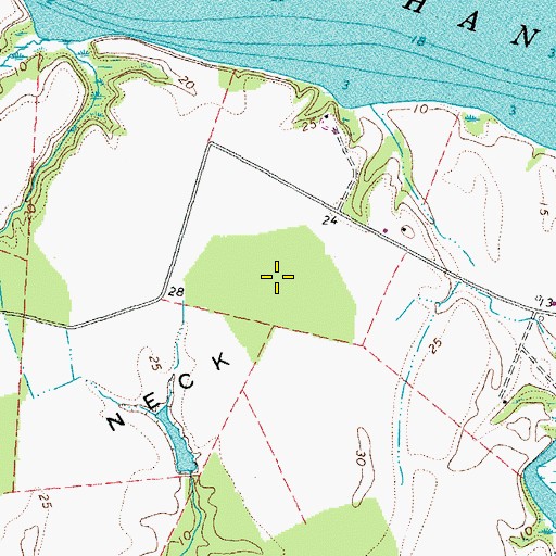 Topographic Map of Malvale Farm, VA
