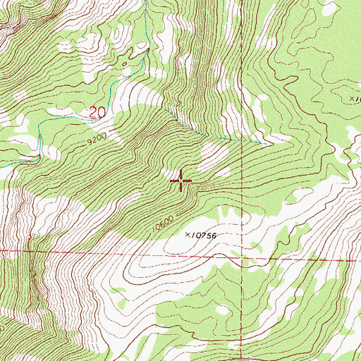 Topographic Map of Tibbetts Ridge, CO