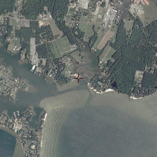 Aerial/Satellite Image of Jackson Creek Wharf, VA