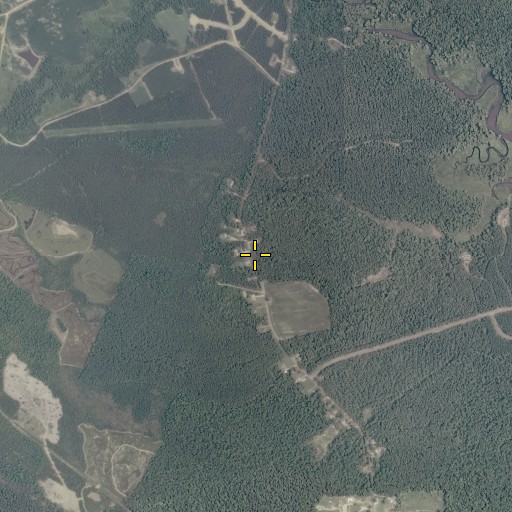 Aerial/Satellite Image of Blanks Store, VA