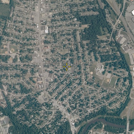 Aerial/Satellite Image of Colonial Heights Presbyterian Church, VA