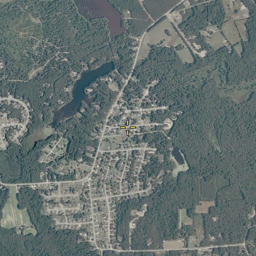 Aerial/Satellite Image of Temple Estates, VA