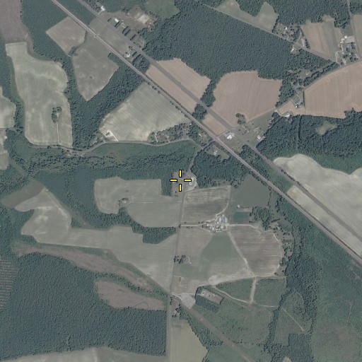 Aerial/Satellite Image of Antioch Cemetery, VA
