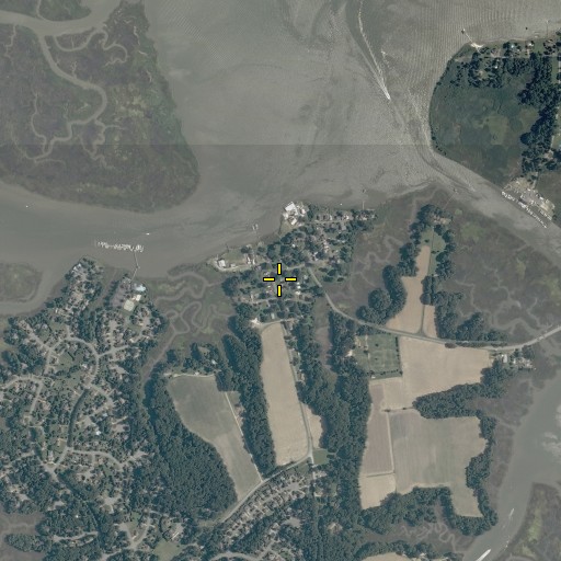 Aerial/Satellite Image of Battery Park Post Office, VA