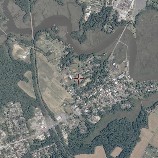 Aerial/Satellite Image of Smithfield Grammar School, VA