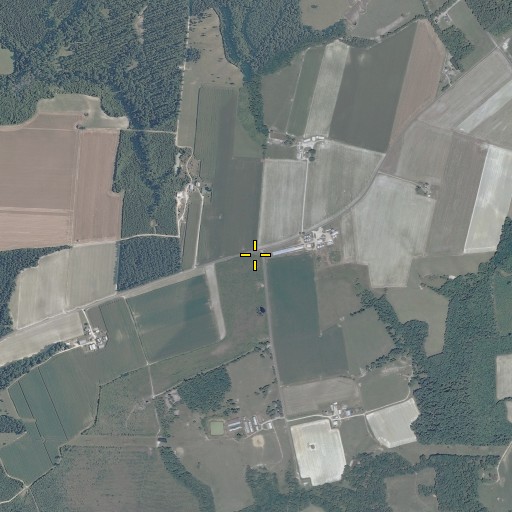 Aerial/Satellite Image of Bellevue School (historical), VA