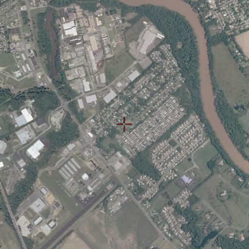 Aerial/Satellite Image of First Church of Love Baptist Church, VA