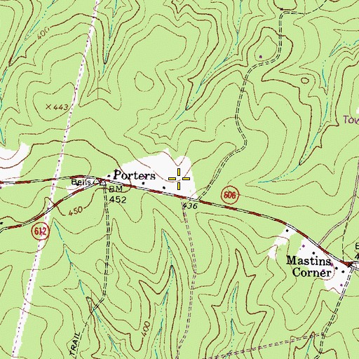 Topographic Map of Livingston Park, VA